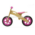 Китай фанерный розовый цвет деревянный толчковый велосипед для детей